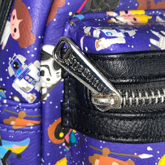 Disney Parks Exclusive X Loungefly Star Wars Chibi Backpack Collectible NWOT - Picture 12 of 16